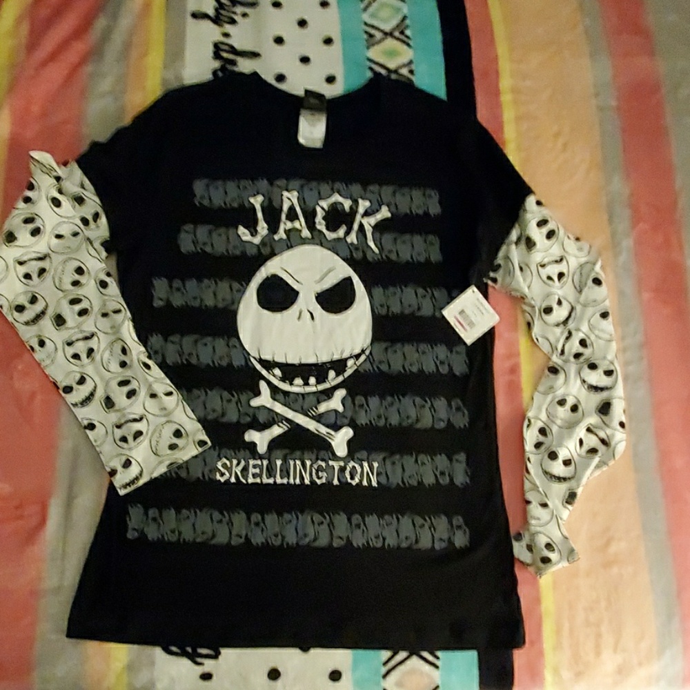 Jack Skellington T shirt Disney long sleeve